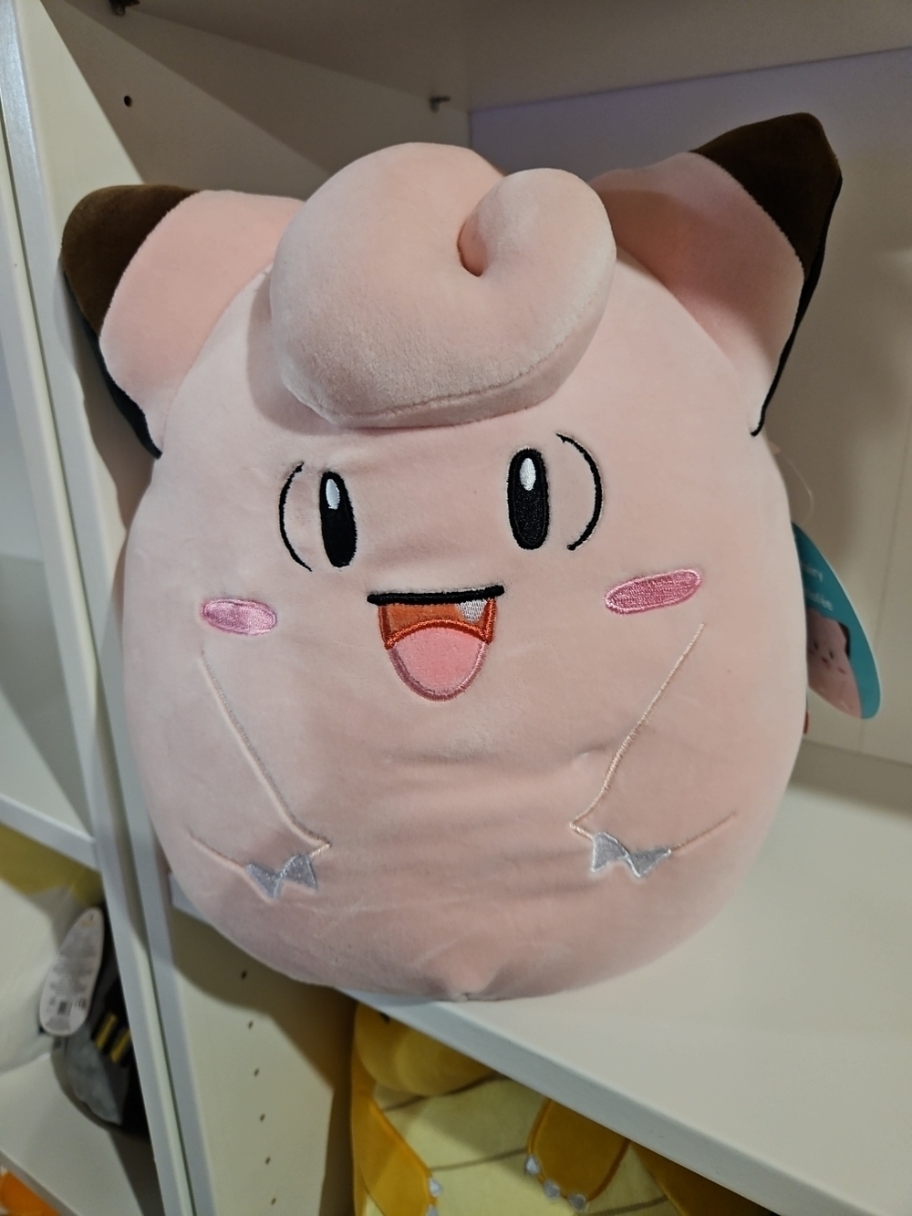 Squishmallows Pink Clefairy Plush Pokemon Stuffed Toy